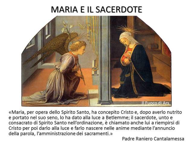 Maria e il sacerdote