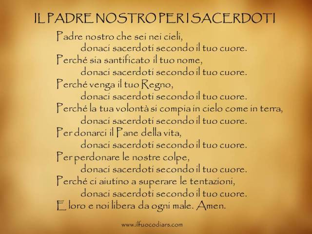 Padre nostro per sacerdoti