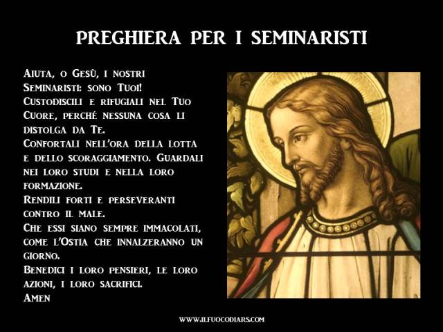Preghiera seminaristi