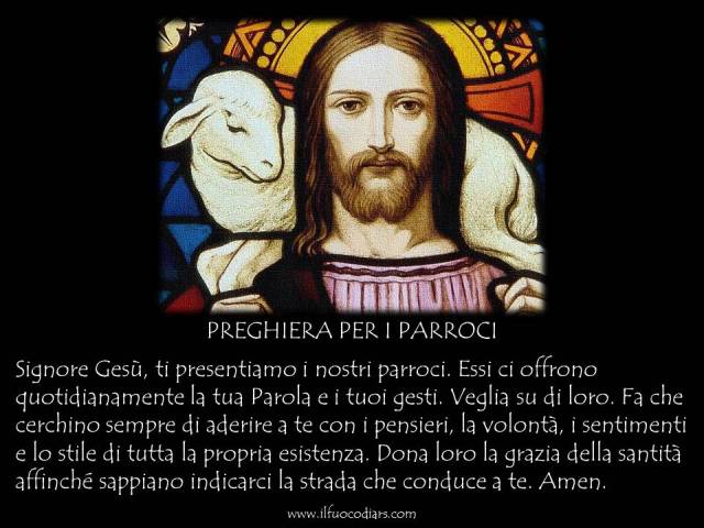 Ti affidiamo tutti i pastori